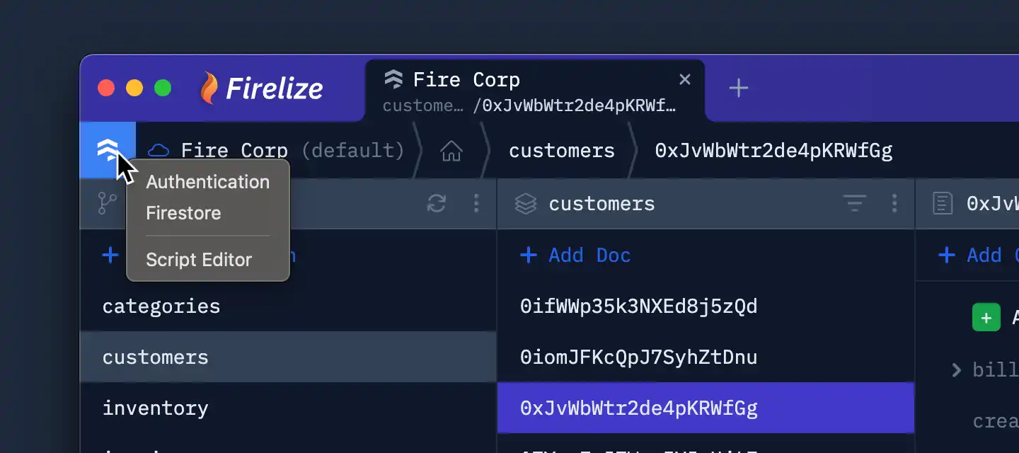 Workspace Selector